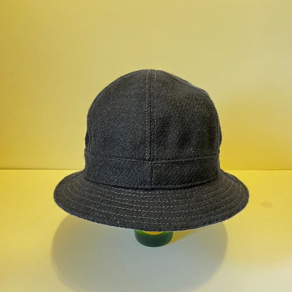 Blue Wool Bucket Hat - Harris Tweed x Mark McNairy - Picture 3 of 10
